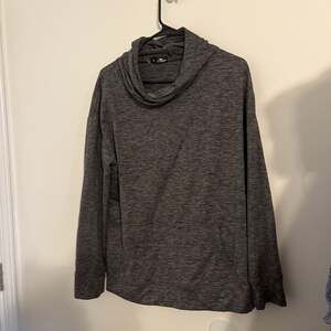 Crane Cowl Neck Pullover Sweatshirt Women's Gray L